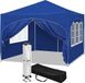 OEM Partytent 3x3 meter, blauw, opvouwbaar, met UV-bescherming, waterdicht
