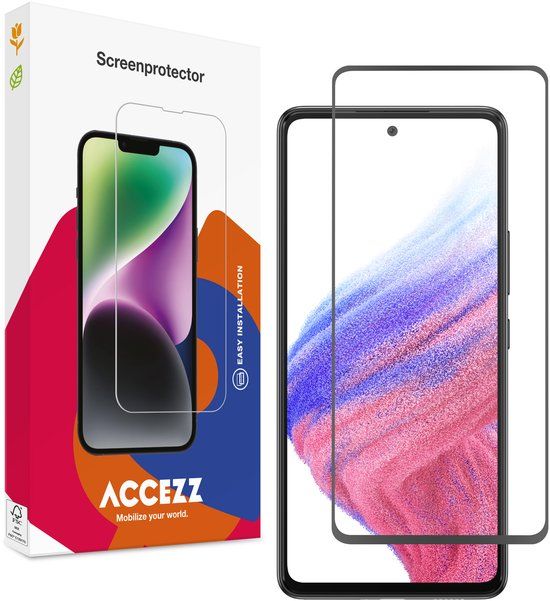 Accezz Gehard Glas Full Cover Screenprotector voor de Samsung Galaxy A51
