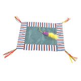 SONDEY Paris Kattenspeelgoed, speelmat, 45 cm, blauw