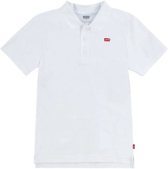 Levi's® Kids Back Neck Tape Poloshirt Wit 10 Jaar Jongens