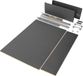 Emuca Set lade Vertex voor keuken of bad inclusief panelen, zacht sluiten, 500x178mm, module 900mm, staal, antracietgrijs