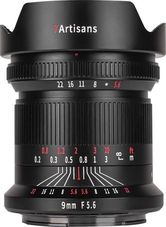 7Artisans 9mm F5.6 Nikon Z-mount - Zwart
