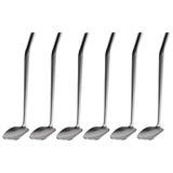 APS 75930 lepels "ELEVATE", set van 6, 18/8 roestvrij staal (hoogglans gepolijst), totale lengte 13,5 cm, afmetingen lepel 3 x 3,2 cm