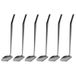 APS 75930 lepels "ELEVATE", set van 6, 18/8 roestvrij staal (hoogglans gepolijst), totale lengte 13,5 cm, afmetingen lepel 3 x 3,2 cm