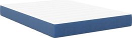 Matelas bleu avec matelas 160 x 200 cm Tissu