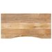 vidaXL - Bureaublad - met - ronding - 140x50x2,5 - cm - massief - ruw - mangohout