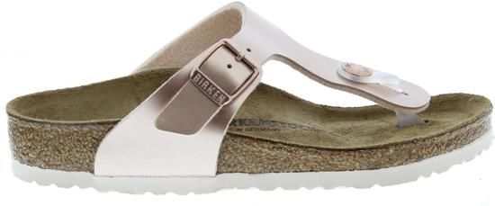 Birkenstock Gizeh Electric Metallic Copper Narrow Birko-Flor - 4044477522340