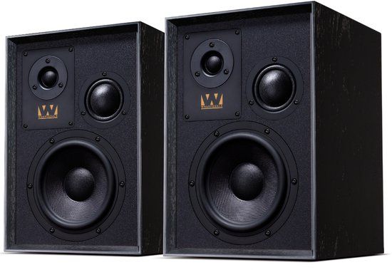 Wharfedale Super Denton Boekenplank Luidspreker - Zwart - Set van 2