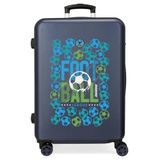 Joumma Roll Road Gol koffer, middelgroot, blauw, 46 x 65 x 23 cm