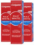 Colgate Tandpasta Max White Instant - 3 x 75 ml - Voordeelverpakking