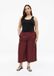 s.Oliver - Vrouwen - Lichtgewicht poplin culottes met plooien - Bordeaux - Maat 54