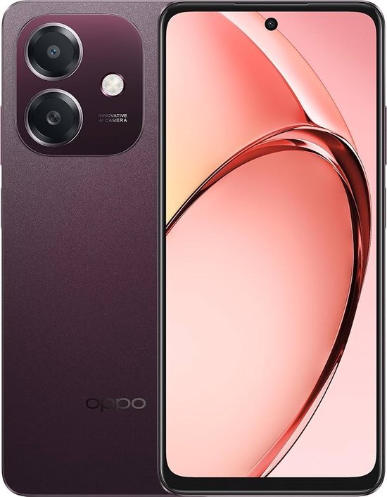 OPPO OPPO A60 5G 16,9 cm (6.67") Dual SIM Android 14 USB Type-C 4 GB 128 GB 5100 mAh Zwart, Rood