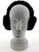 Warmbat Bilby Earmuff Dames Oorwarmers - Zwart - Maat One Size