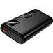 HOCO Batterie Externe J158 Pro, 10000mAh, 22,5W, QC + PD, 1 x USB-C - 2 x USB-A, Noire