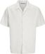 Jack & Jones Premium Resort overhemd Loose Fit Resort overhemd Cloud Dancer Lyocell Katoen XL