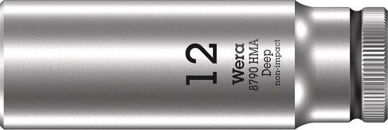 Wera 05004509001 Dopsleutelinzetstuk 12 mm 1/4" Metaal Losse dopsleutel
