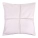 QUVIO Kussenhoes geometrisch - Gestikt patroon - 45x45 cm - Beige