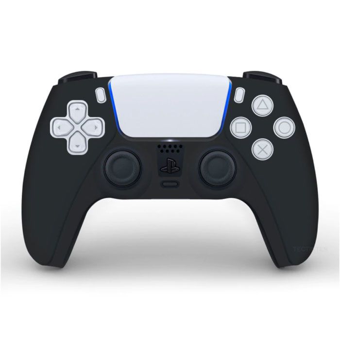 Stuff Certified Panda Stuff Certified Antislip Hoes / Skin voor PlayStation 5 Controller Case - Grip Cover PS5 - Zwart