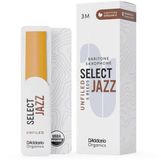 D'Addario Woodwinds Organic Select Jazz Baritonsaxofoonriet, 3 Medium, 5-pack