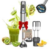 Merkloos Staafmixer - 1100 W - Koperen motor - Roestvrijstalen behuizing