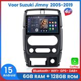 Awesafe V1PRO Autoradio - Geschikt Voor Suzuki Jimny 2005 t/m 2019 - Apple Carplay & Android Auto - GPS Navigatie 4G WiFi - 9 Inch Touchscreen - Bluetooth FM RDS DSP - Radio Scherm