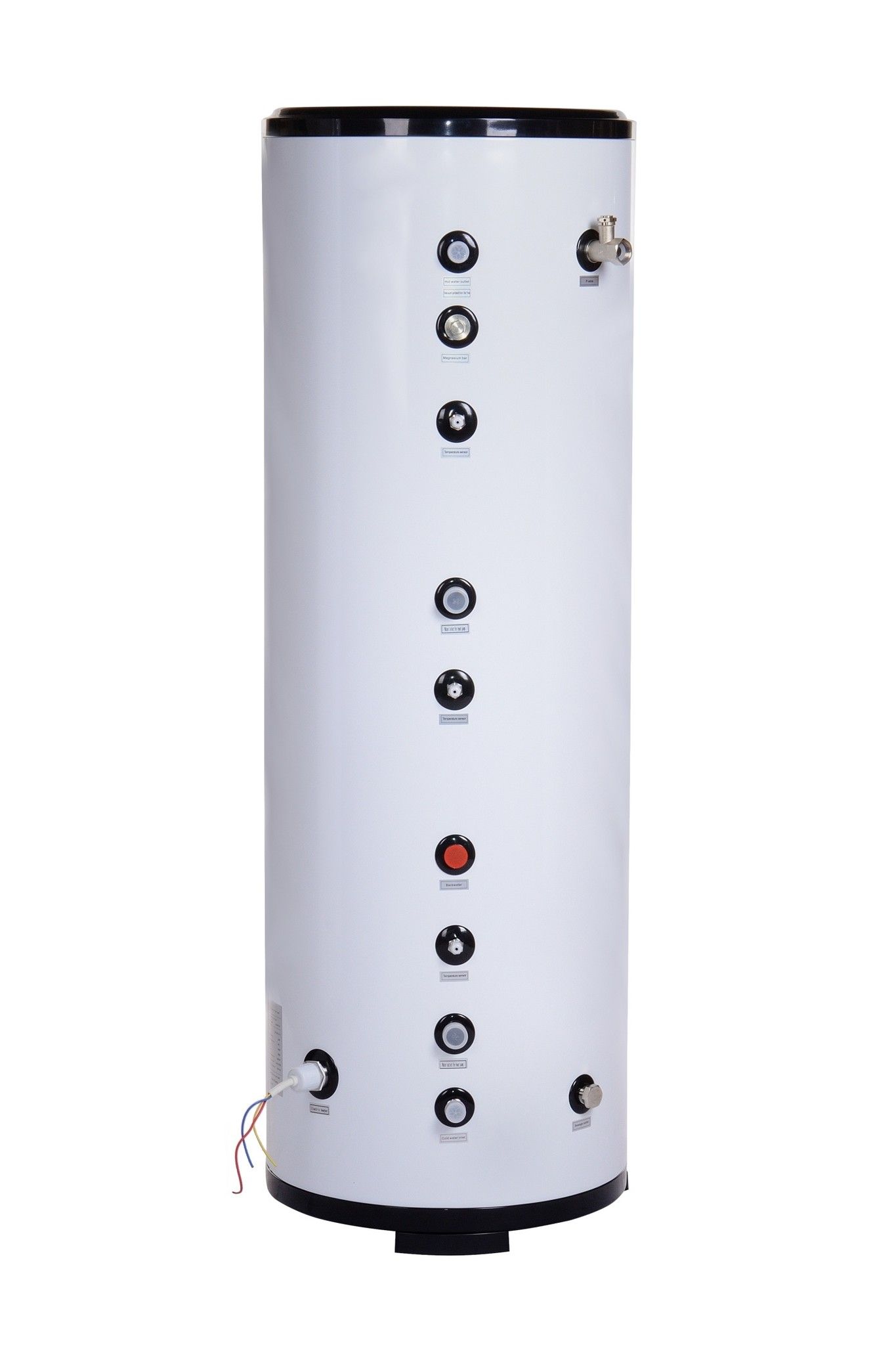 Viking Choice Buffervat warmtepomp - 200L watertank - RVS - 52 x156 cm