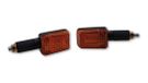 HIGHSIDER smart Mini clignotant noir/orange E-homologué (set)