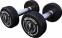 Gorilla Sports Dumbbell Set - 5 kg - Cast Iron - Black