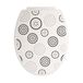 MSV-bril MSV MSV-bril W.C. 'Dots', zwart, 47 x 36,5 x 3,5 cm, 96 stuks