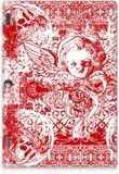 B2Ctelecom Tablet Back Cover for Lenovo Tab 10 | Tab 2 A10-30, Angel Skull Red