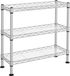 oCreon Kruidenrek 3 etages - Metalen keukenrek voor kruidenpotjes - Verstelbaar - Zonder schroeven - 40 x 15 x 39,5 cm