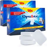 Oputec 100 stuks ontkalkingstabletten – universeel koffiemachine & espressomachine ontkalker – geschikt voor Jura, Siemens, Philips en meer