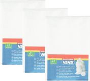 Vero Grofvuil Afvalzakken - 12x - 80 liter - 65 x 98 cm - geweven - extra stevig - wit