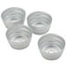 Piazza 2933084, aluminium pudding, rechthoekig, diameter 8 cm, hoogte 5 cm, 3 stuks