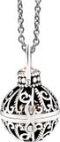 Hemelwinkel Luxe Ashanger - met Ketting - Voor As, Haren of Parfum - Assieraad - As Ketting - Gedenksieraad - Urn - Incl. As vuller en Opbergzakje - Silver Bell