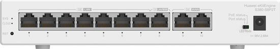 Huawei eKit S380 - Netwerk Switch - Managed - 8 poorten - 1 Gbps - PoE - Grijs