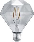 Trio leuchten - LED Lamp - Filament - E27 Fitting - 4W - Warm Wit 3000K - Rookkleur - Glas