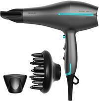 Cecotec Föhn met Diffuser - Extra Volume Ionicare - Ieder haartype - Koud en Warm - 2200W - Haardroger 7 standen - Zwart