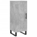 vidaXL Dressoir - 34,5x34x90 cm - Bewerkt Hout - Betongrijs