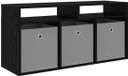 vidaXL Meuble bas avec tiroir Chêne noir 102 x 32 x 48,5 cm