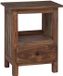 vidaXL Table de chevet marron 30 x 30 x 47 cm bois massif recyclé