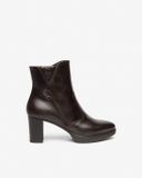 NeroGiardini Dames enkellaars met hak I617264D-301 Donkerbruin leer Maat 39