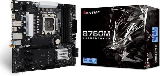 Biostar B760MX2-E PRO D4 Micro-ATX Intel B760 DDR4 Socket 1700