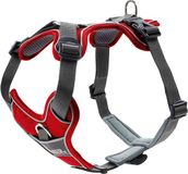 Hunter Harnas Divo Rood&Grijs - Hondentuig - L 72-100 Cm