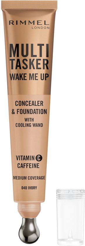 Rimmel London Rimmel Multi-Tasker Wake Me Up Concealer & Foundation - 040 Ivory