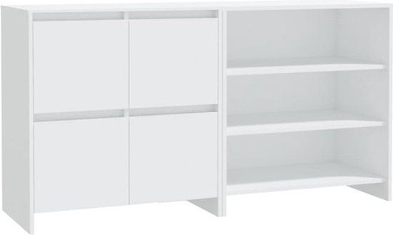 vidaXL Dressoirs bewerkt hout wit