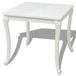 VidaXL Eettafel 80 x 80 x 76 cm hoogglans wit