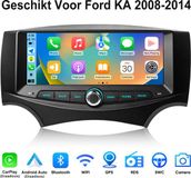 Junsun Android 15 Autoradio Geschikt Voor Ford KA 2008-2014 Accessoires - 2GB+64GB - Draadloze CarPlay & Andriod Auto - Bluetooth - GPS-navigatiesystem - 6.86 inch HD Touchscreen - WiFi - Stuurwielbediening - DSP