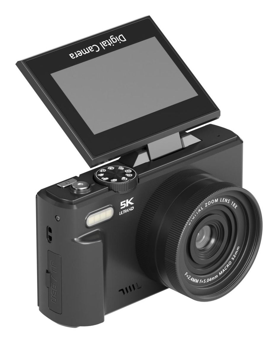 Denver DWC-8475B Compact Camera - 16MP, CMOS, 5120 x 2880, Black