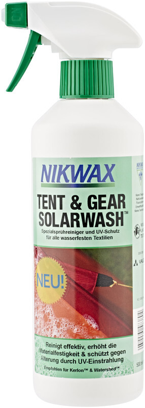 Nikwax Tent & Gear SolarWash 500 ml wit/bont